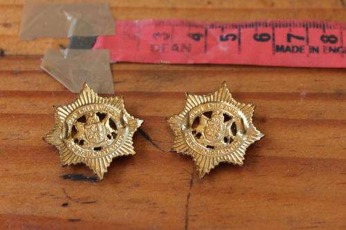 Old police collar badges (Owen 1923 and 1924)